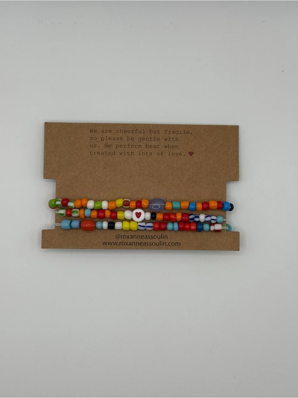 Roxanne Assoulin 'Do It With Love' Multicolor Beaded Bracelet Set